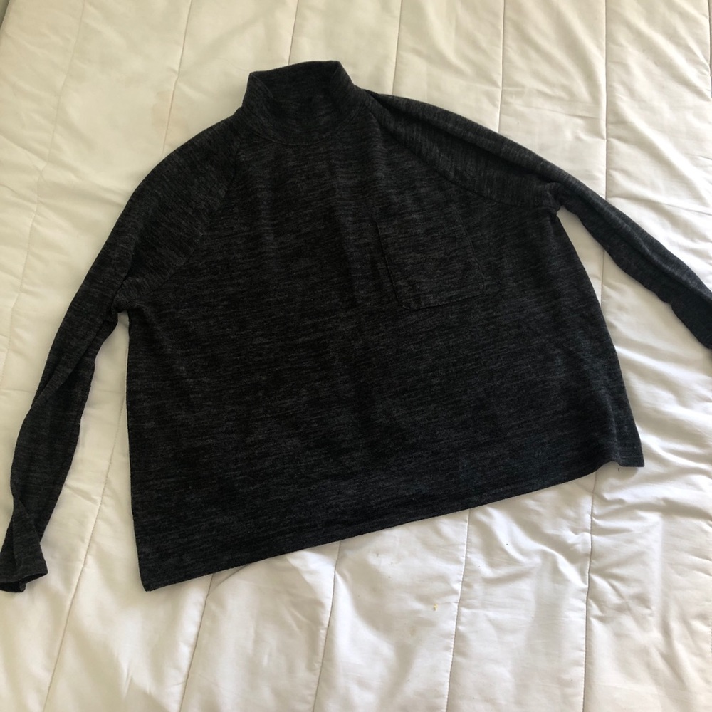 Oversized turtleneck sweater